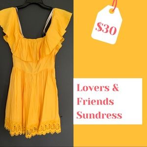 Lovers & Friends Yellow Sundress